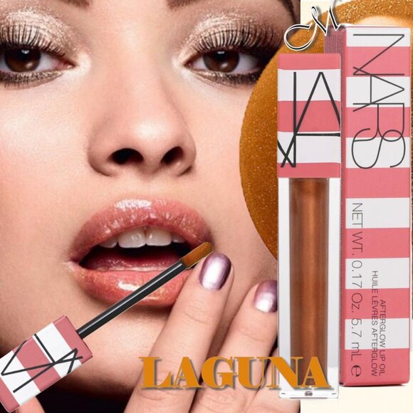 NARS Afterglow Lip Oil* ~ 231 Laguna (Shimmering Bronze Gloss) 5.7ml NIB - Picture 1 of 11